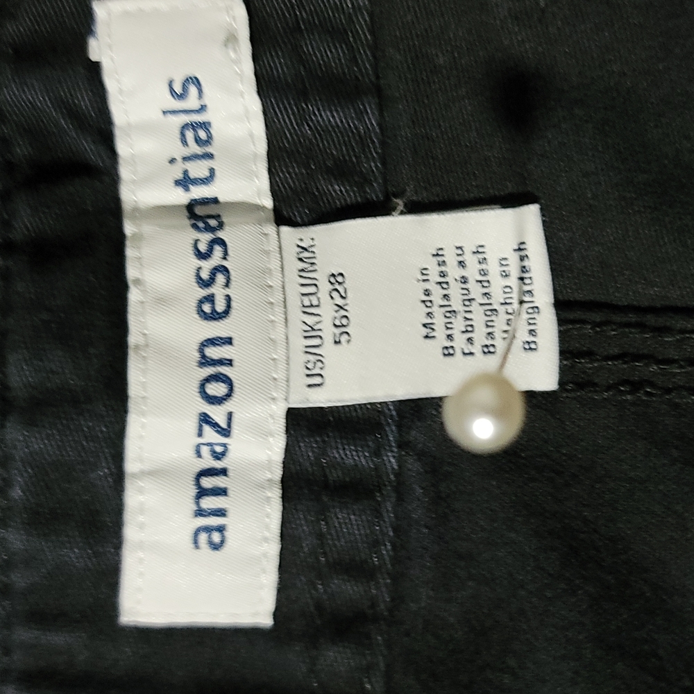 Amazon Essentials 6 Pocket Cargo Pants 56w 28l Black